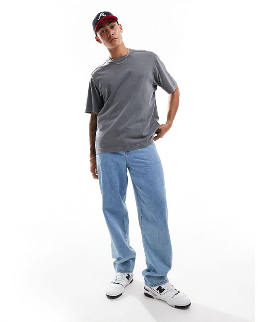 T-shirt décontracté style vintage Abercrombie & Fitch pour homme en coloris Gray