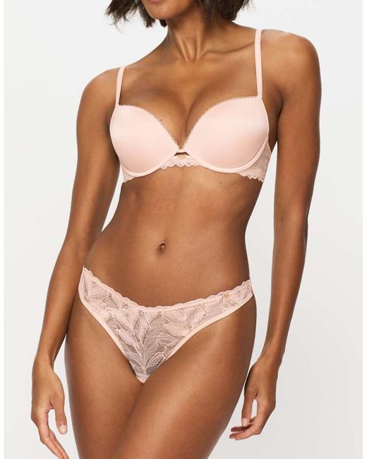 KBX Brown Knickerbox Harper Smooth Padded Plunge Bra