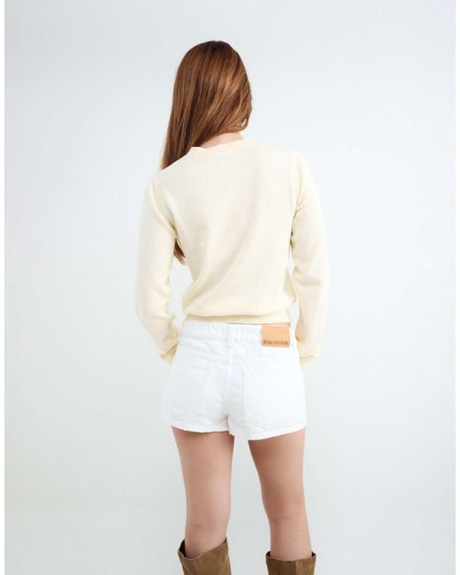 Balmohk White – pullover