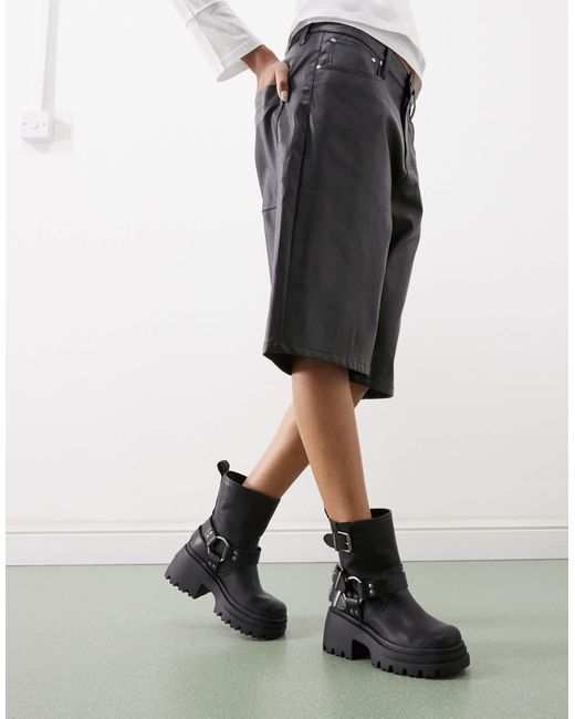 Buffalo Black – bikerstiefel