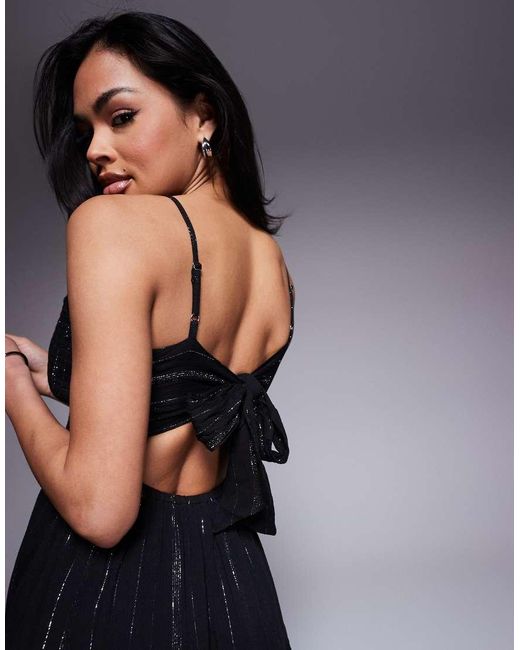 River Island Mini Strandjurk in het Black