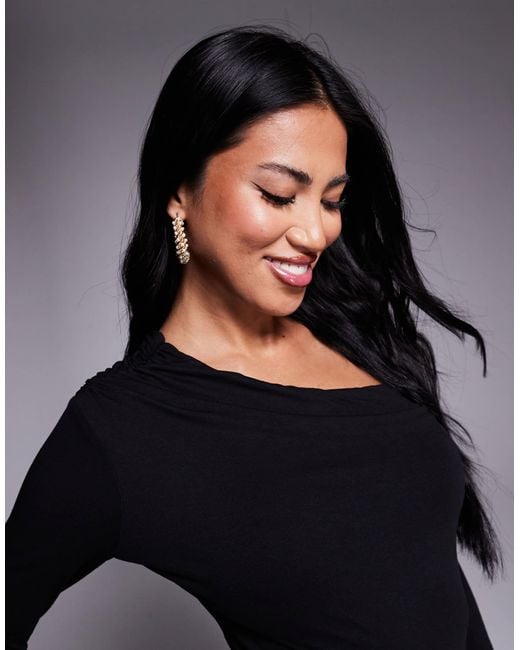 AFRM Blue Off Shoulder Top