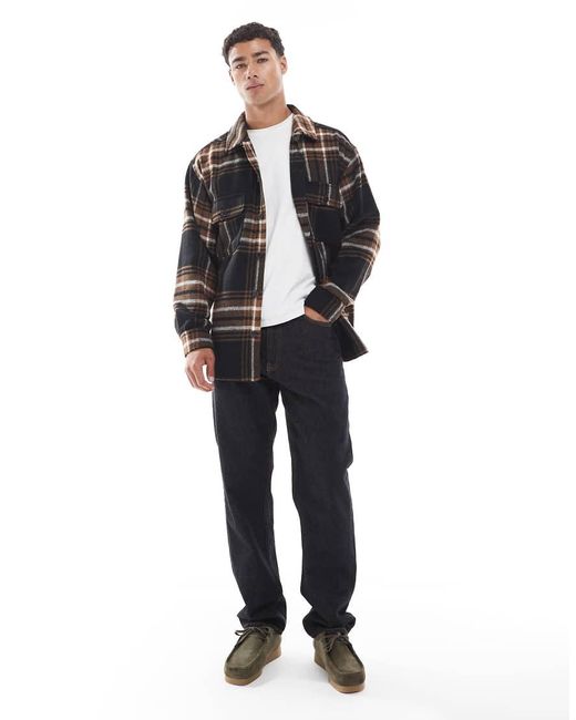Jack & Jones Black Overshirt for men
