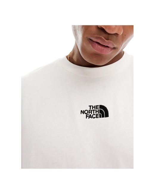 The North Face White Oversized Heavyweight T-shirt for men