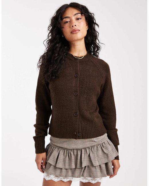Threadbare Brown – strickjacke