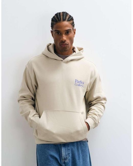 Only & Sons Multicolor Relaxed Fit Hoodie With Gallery Back Print for men