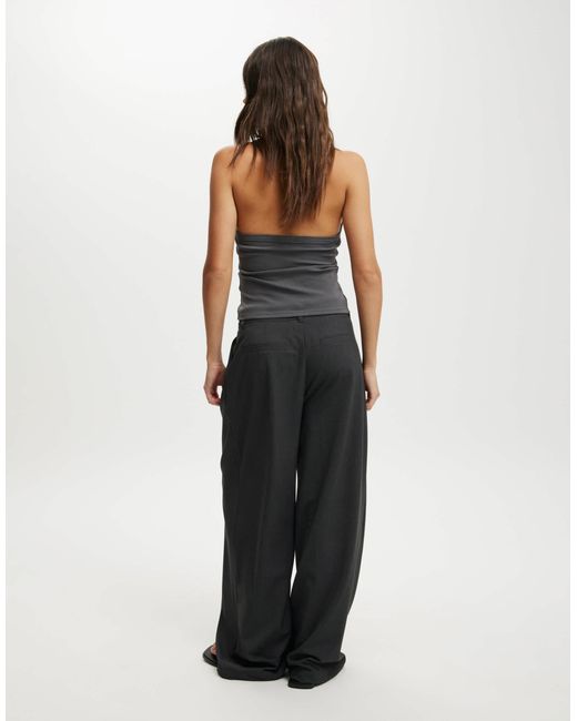Cotton On Blue Cotton On Izzy Pleated Suiting Pant