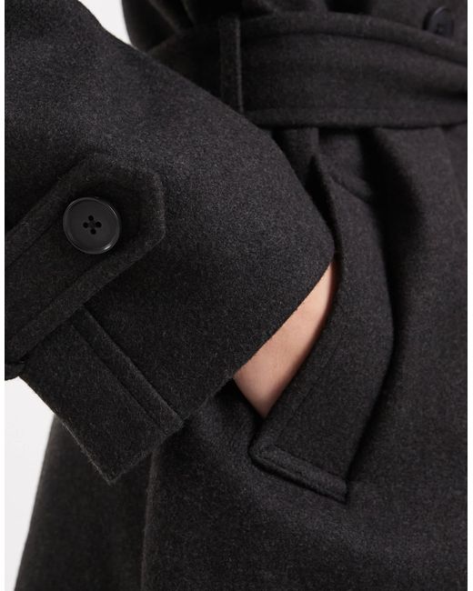 ONLY Black Belted Formal Coat