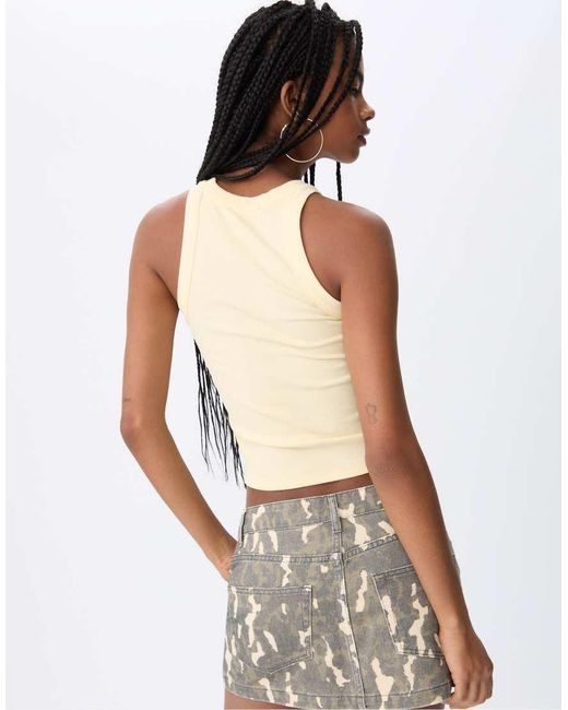 Stradivarius Skort Met Print in het White