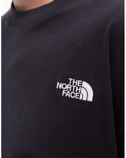 The North Face Black Evolution Simple Dome Logo T-Shirt Dress