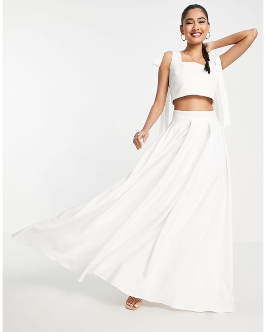 Women's White Fifty-Kali Golden-Border Skirt | Lehenga for Choli| Rang –  Mera Rang