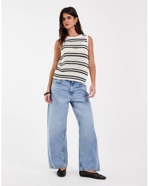Gap Black Cotton Knit Tank Top