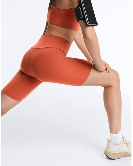 Oysho Orange Comfortlux High-Rise 20Cm Short Leggings