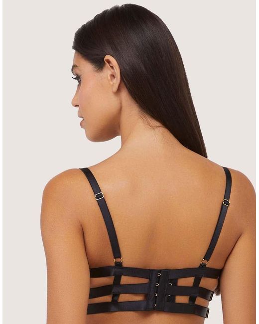Wolf & Whistle Natural Aisha Optical Embroidery Bra