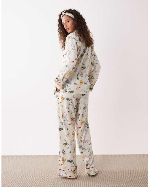 Polo Ralph Lauren White Madison Pyjama Set