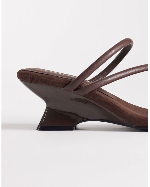 Glamorous Brown Wedge Sandals
