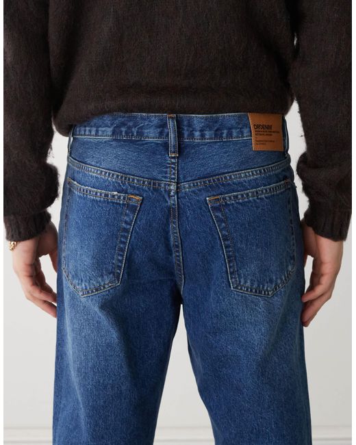 Dash - jean droit coupe classique à délavage foncé effet usé Dr. Denim pour homme en coloris Black