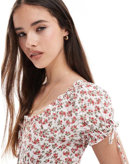 Cotton On Pink Off Shoulder Playsuit