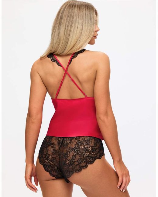 Ann Summers Red Admiring Cami Set