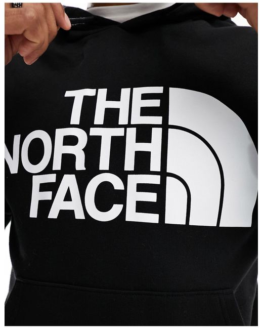 Sudadera negra con capucha y logo en el pecho The North Face de hombre de color Blue