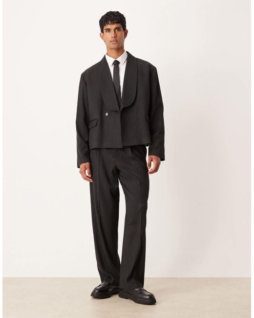 ASOS Black Boxy Suit Jacket for men