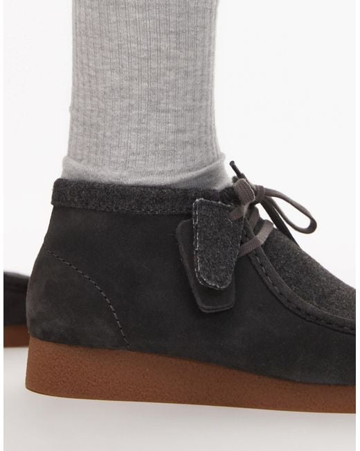 Clarks White Wallabee Evo Boot for men