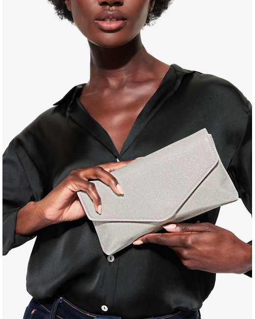 KG by Kurt Geiger White Bella Clutch