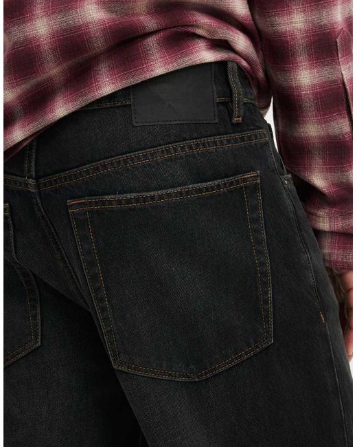 Cotton On Red Baggy Bootcut Jean for men