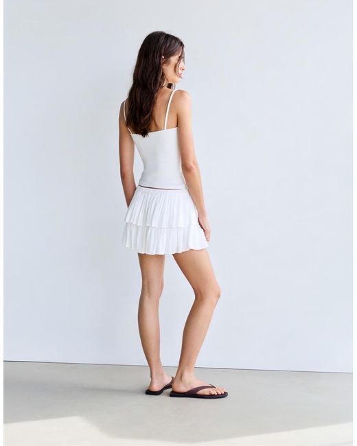 Pull&Bear White – skort