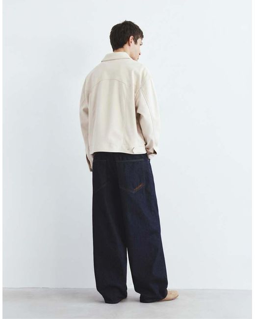Pull&Bear Jack Met Textuur in het White voor heren