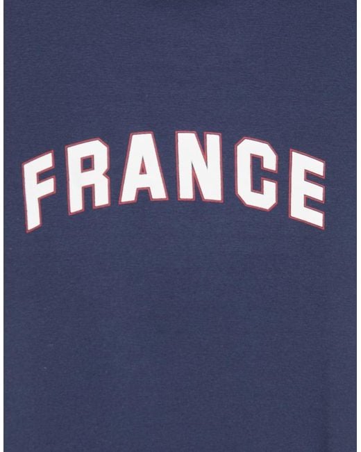 Pull&Bear Blue Slim Fit France Graphic T-shirt