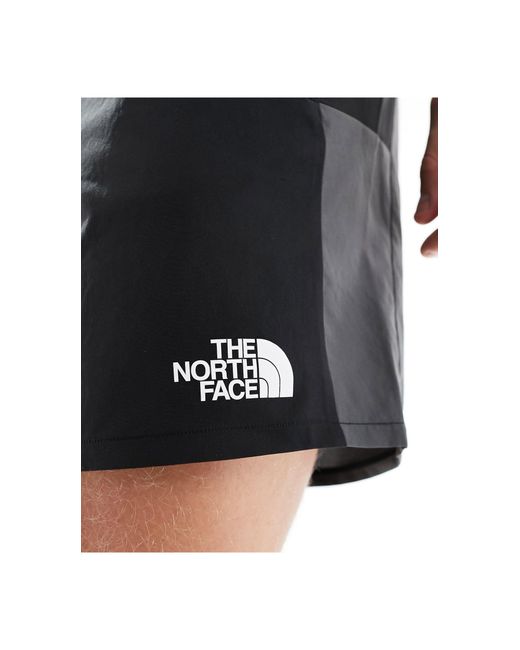 The North Face White Training Woven Logo Shorts for men