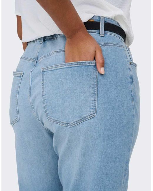 ONLY Blue Wide-Fit Jeans