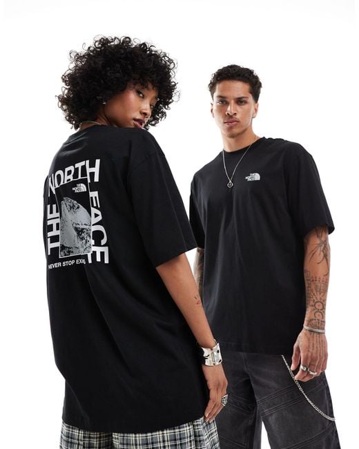 The North Face Black Half Dome Photo Backprint Oversized T-shirt