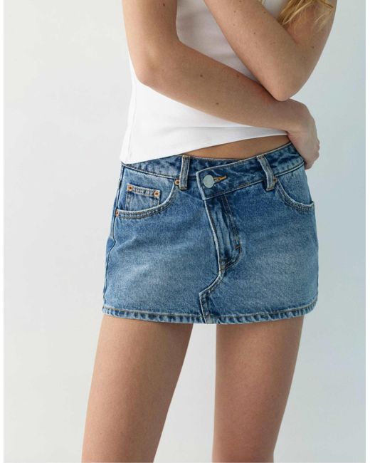 Pull&Bear Blue – jeans-skort