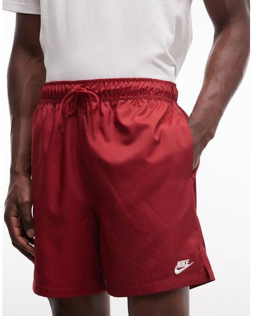 Nike White Club Woven Shorts for men