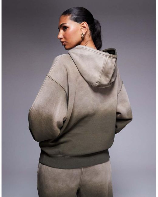 Good For Nothing Gray Gradient Relaxed Hoodie