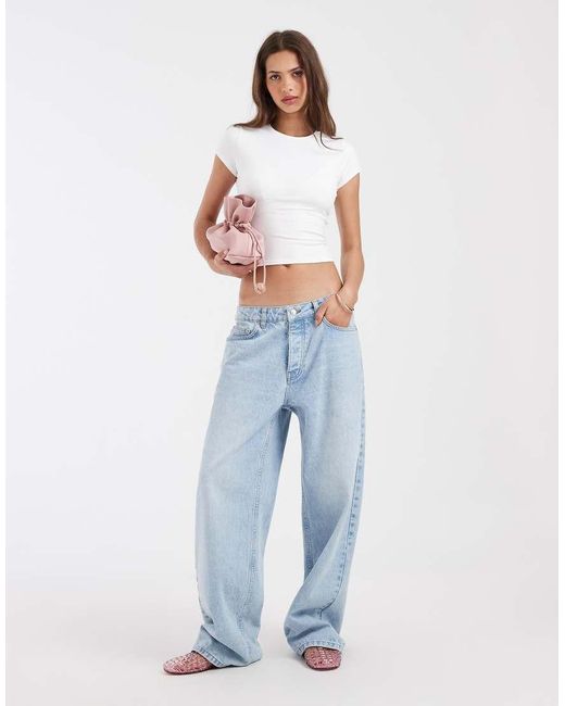 Hollister White Seamless Baby Tee