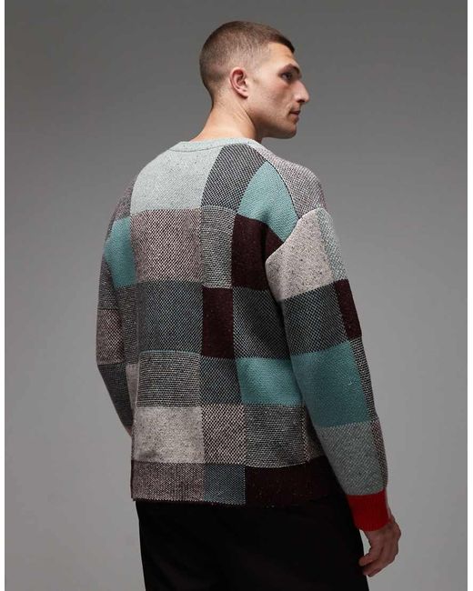Paul Smith Gray Paul Smith Crew Neck Knitted Jumper for men