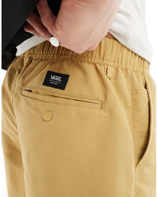 Vans – lockere nylon-shorts in Brown für Herren