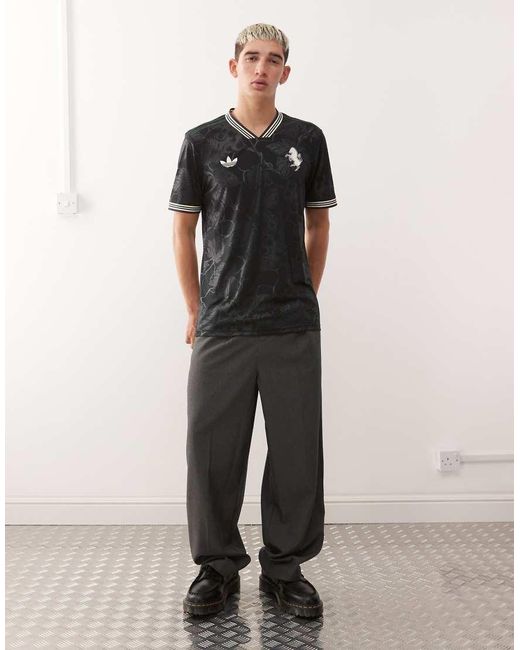 Adidas Originals Black Adidas Football Juventus 25/26 Third Jersey for men