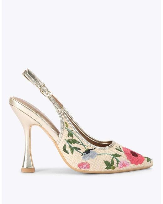 KG by Kurt Geiger Metallic Aria2 Heeled Shoes