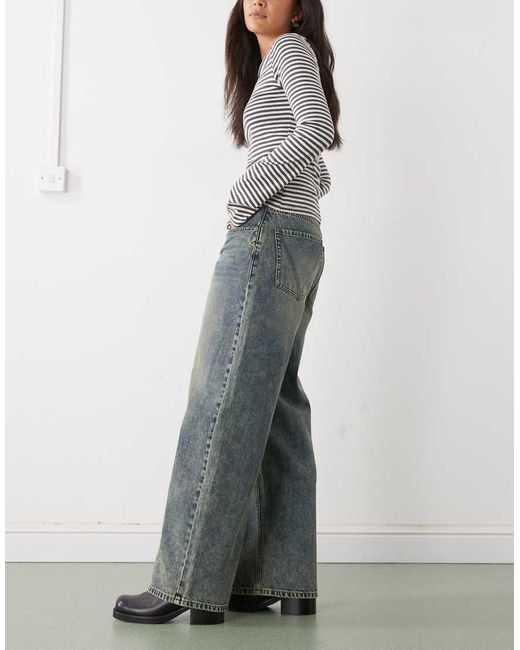 RVCA Gray Loosey Relaxed Jeans