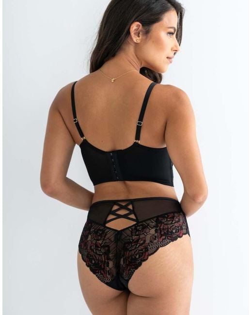 Pour Moi Black After Dark High Waist Brief