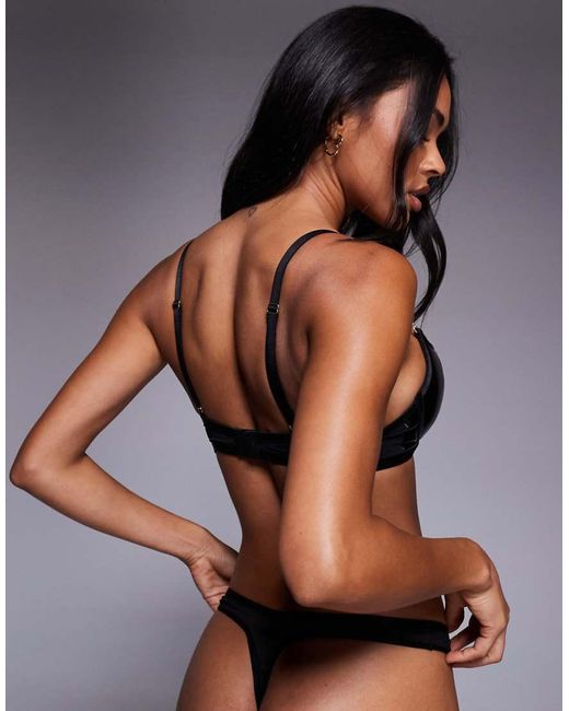 Ann Summers Brown Exuding Padded Plunge Bra