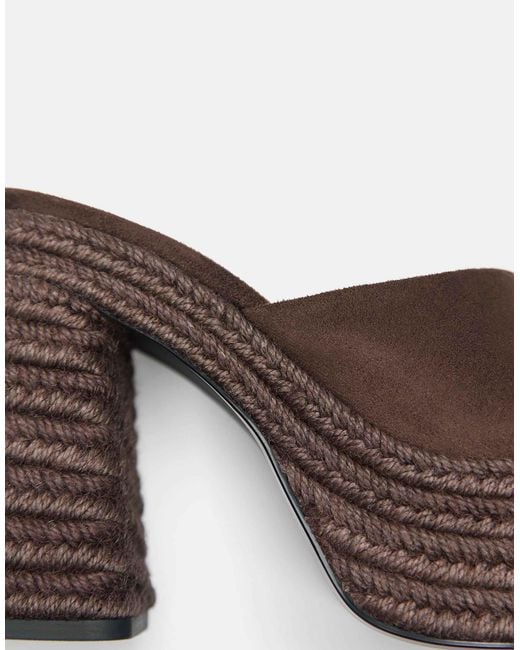 Pull&Bear Brown – clogs