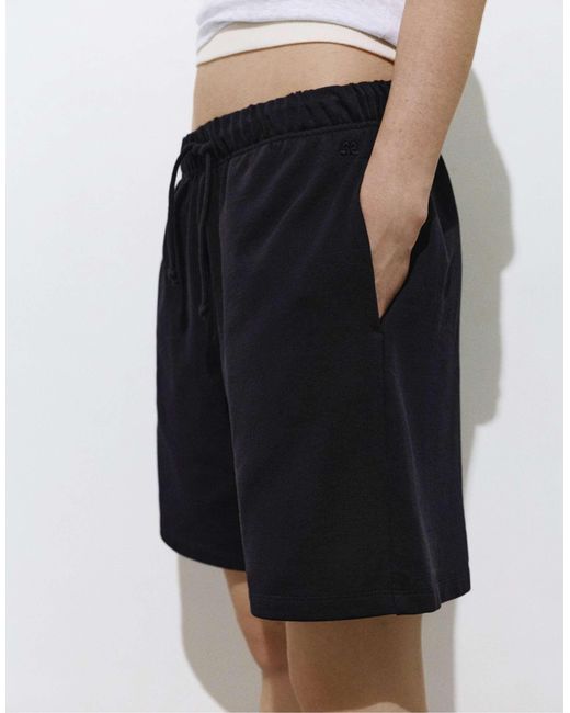 Pull&Bear White – bermudashorts