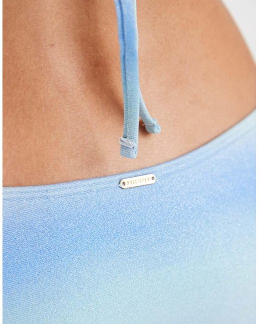 Hollister Blue Co-ord Cheeky Bikini Bottoms