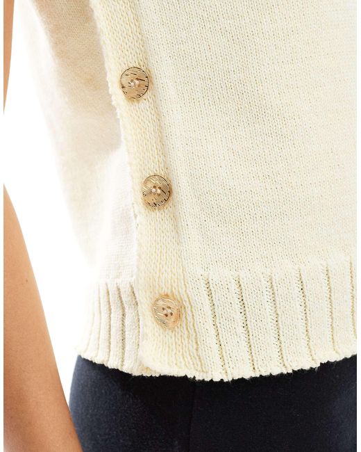 ASOS White – strick-tanktop