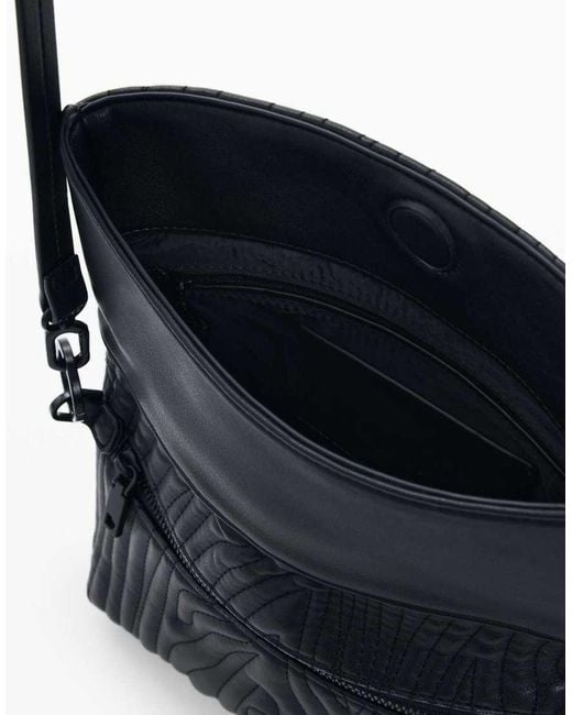 Desigual Blue Small Embossed Bag